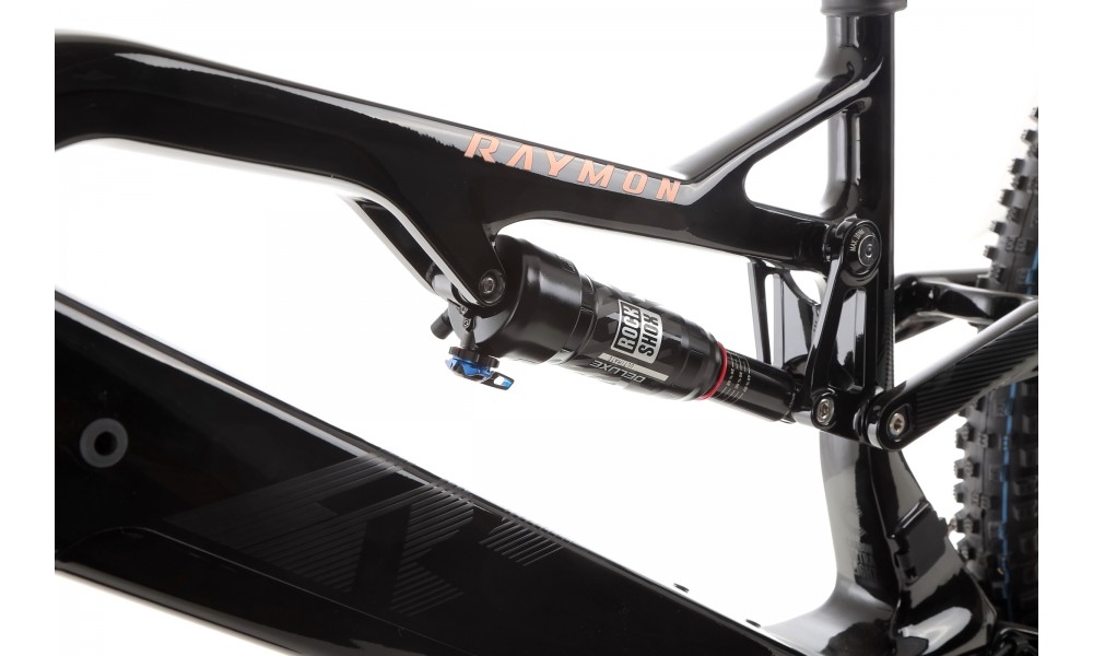 Rower górski elektryczny R-Raymon AirRay 12.0  - czarno-brązowy