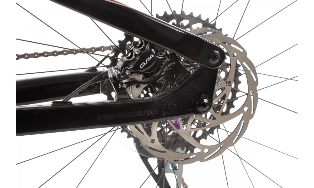 Rower górski elektryczny R-Raymon AirRay 12.0  - czarno-brązowy