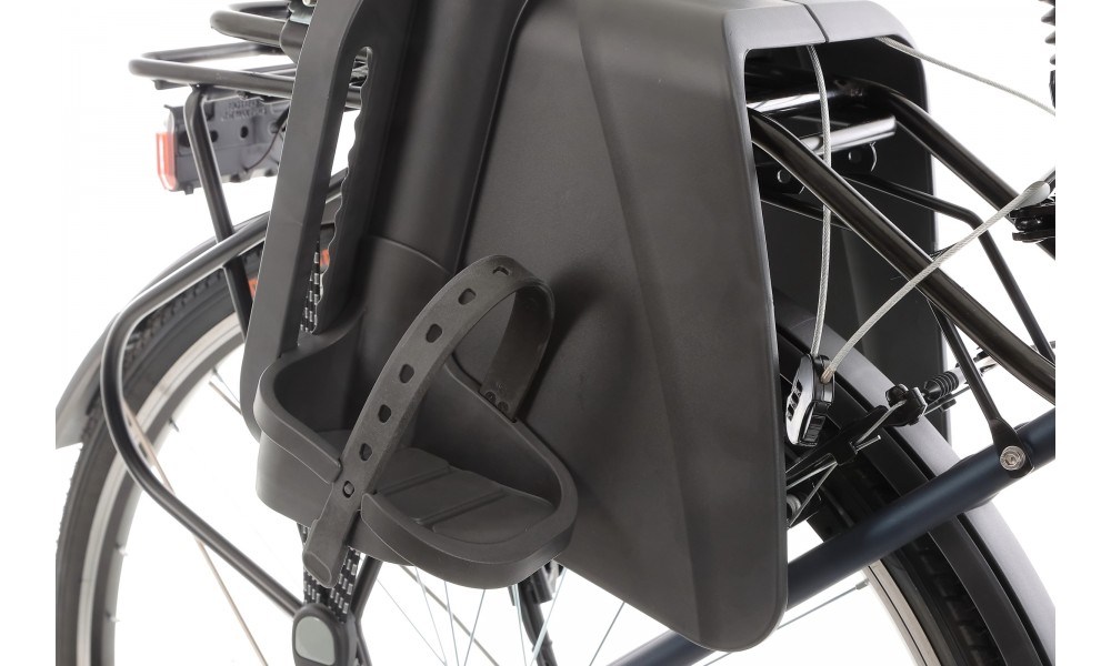 Fotelik rowerowy Urban Iki na ramę - czarny