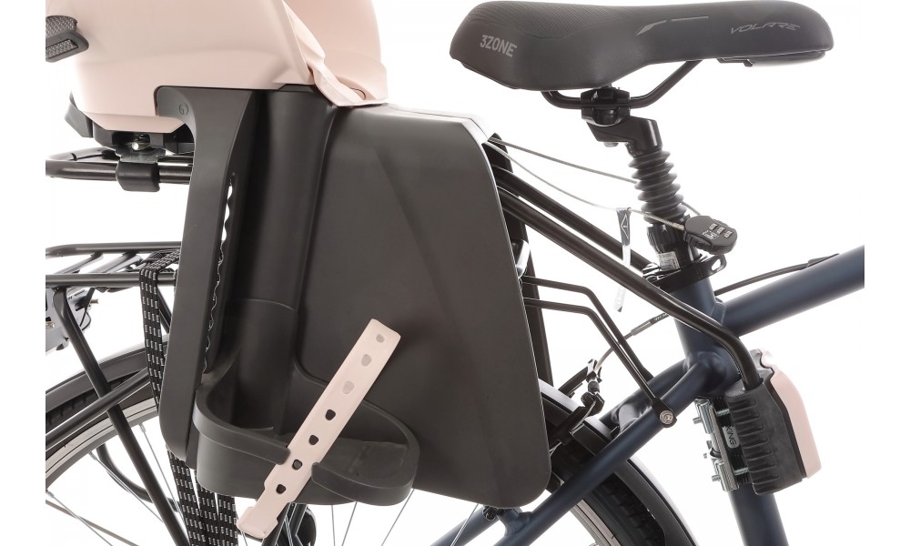 Fotelik rowerowy Urban Iki na ramę - różowy