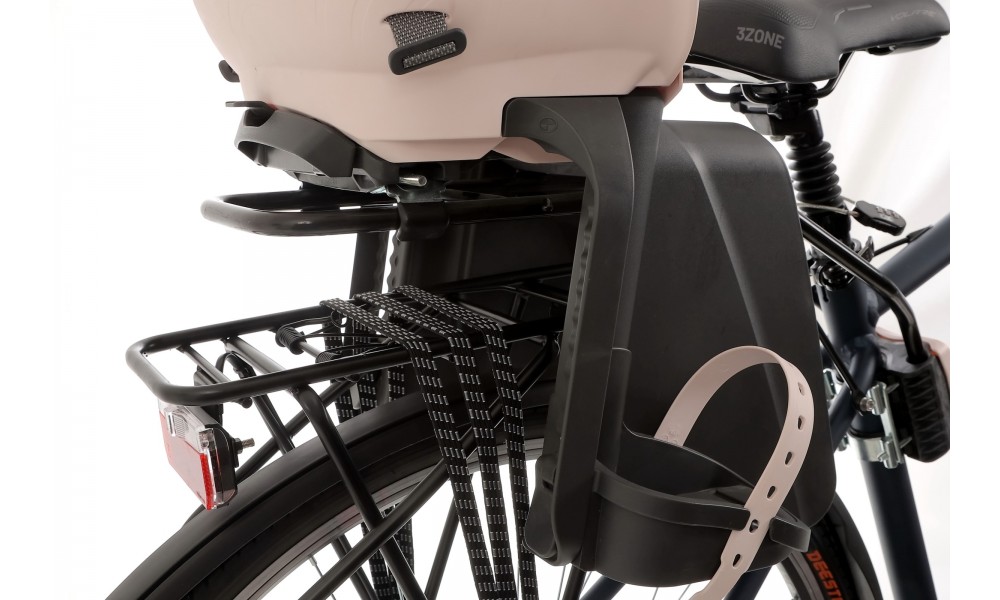 Fotelik rowerowy Urban Iki na ramę - różowy