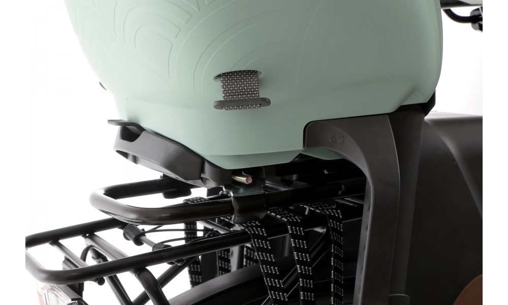 Fotelik rowerowy Urban Iki na ramę - zielony