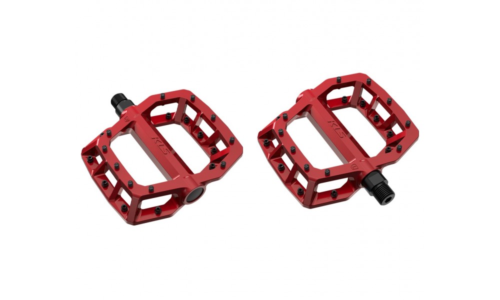 Pedały KLS Flat 50 BB 023 - czerwony