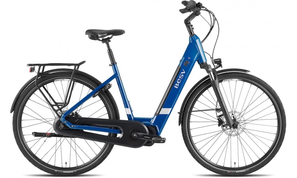 Rower miejski elektryczny BESV CT 2.3 LS - niebieski