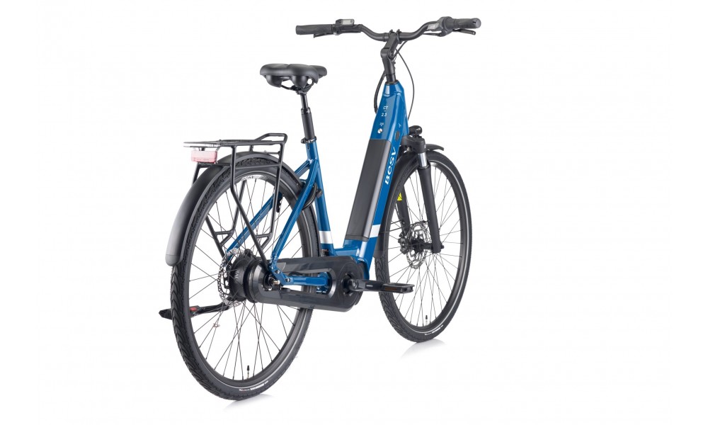 Rower miejski elektryczny BESV CT 2.3 LS - niebieski