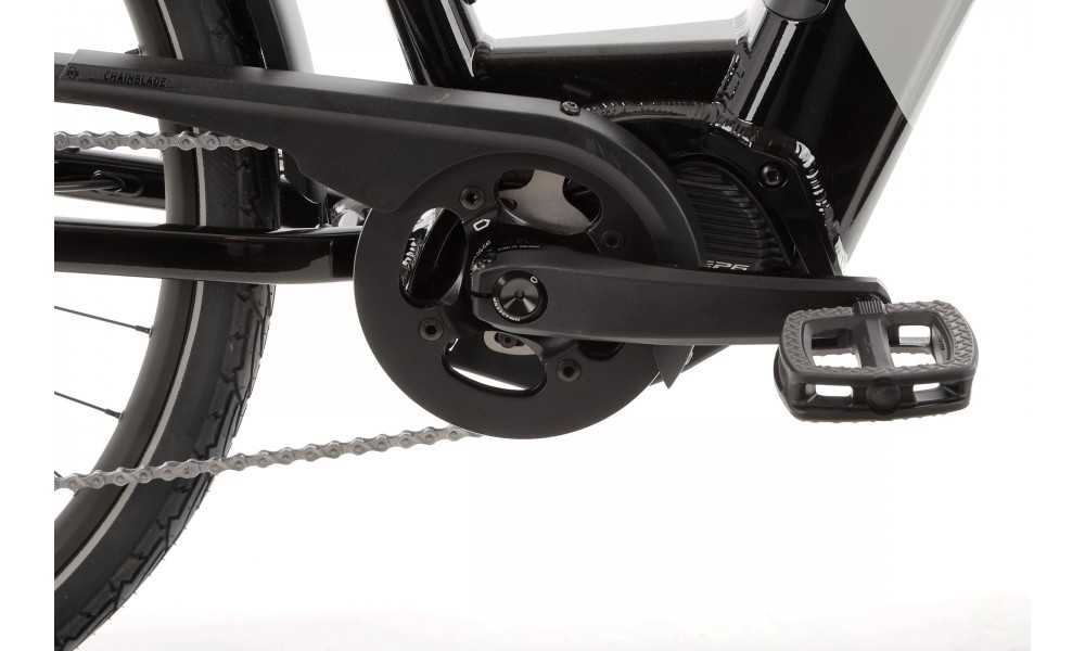 Rower trekkingowy elektryczny BESV TR 2.1 LS - czarny