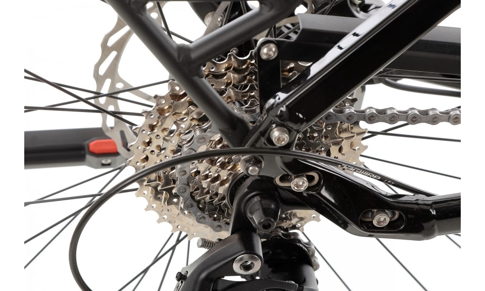 Rower trekkingowy elektryczny BESV TR 2.1 LS - czarny