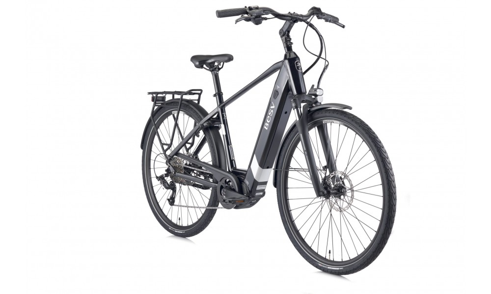Rower trekkingowy elektryczny BESV TR 2.1 - czarny