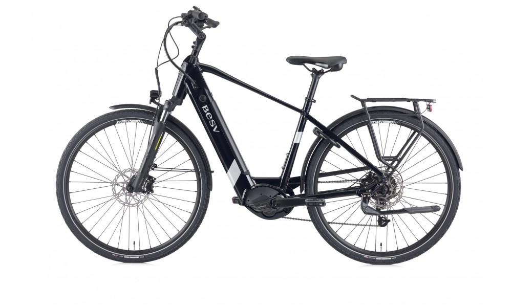 Rower trekkingowy elektryczny BESV TR 2.1 - czarny