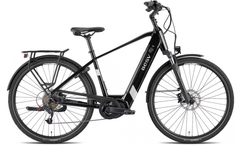 Rower trekkingowy elektryczny BESV TR 2.1 - czarny