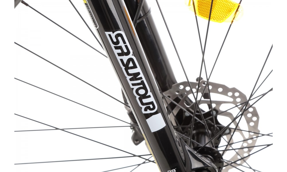 Rower górski Romet Mustang M4 2024 WERSJA B - niebiesko-żółty