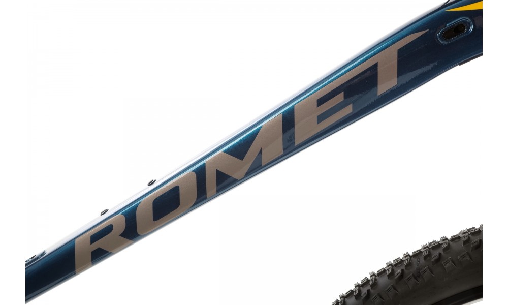 Rower górski Romet Mustang M4 2024 WERSJA B - niebiesko-żółty