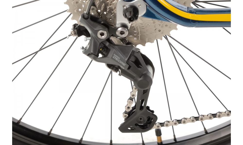 Rower górski Romet Mustang M4 2024 WERSJA B - niebiesko-żółty