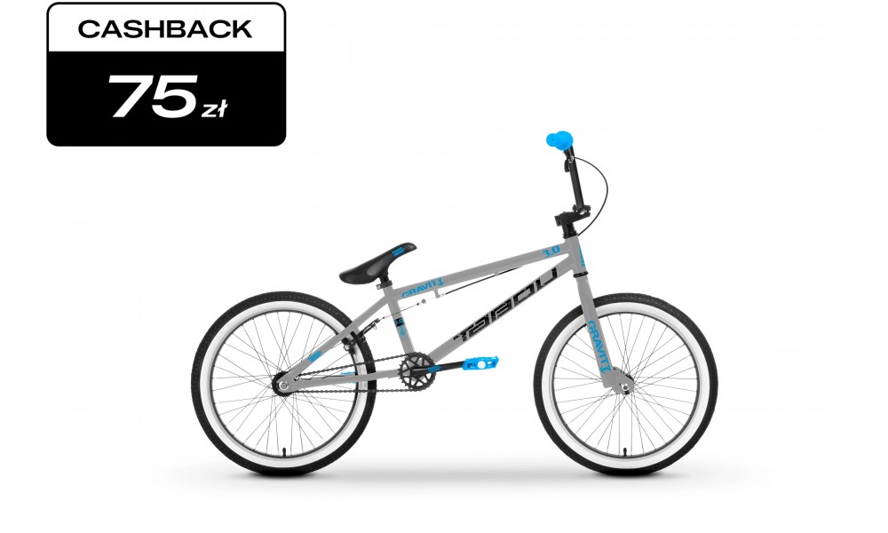 Rower dziecięcy Tabou BMX Gravity 3.0 2024 - szary-niebieski