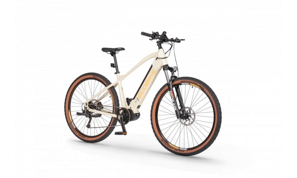 Rower górski elektryczny Ecobike SX300  - kremowy