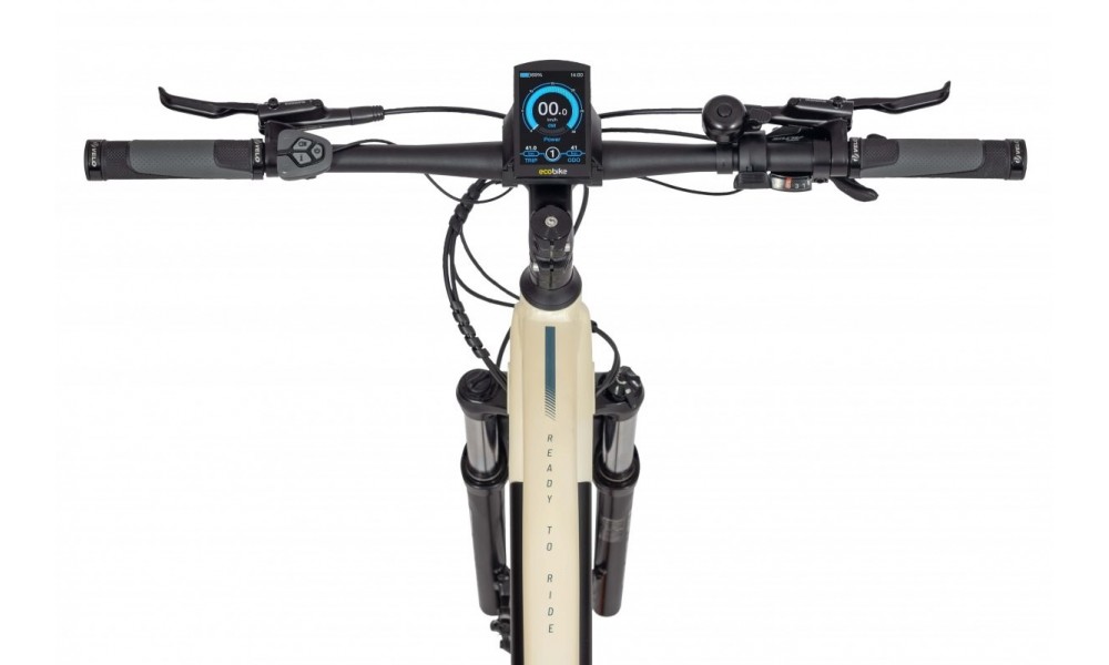 Rower górski elektryczny Ecobike SX300  - kremowy