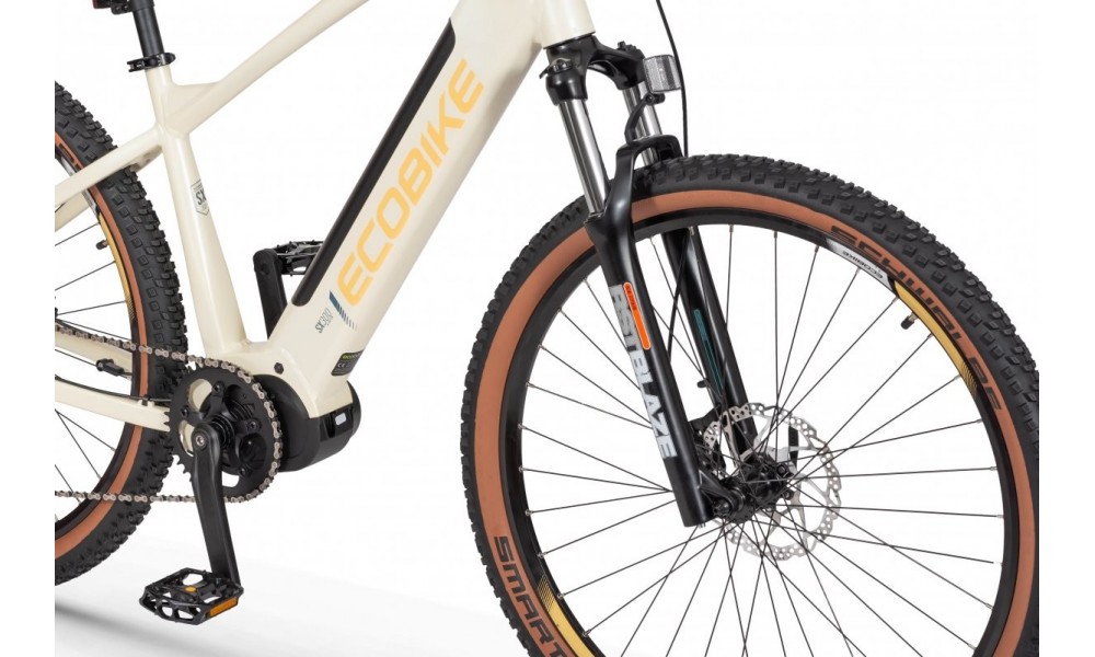 Rower górski elektryczny Ecobike SX300  - kremowy