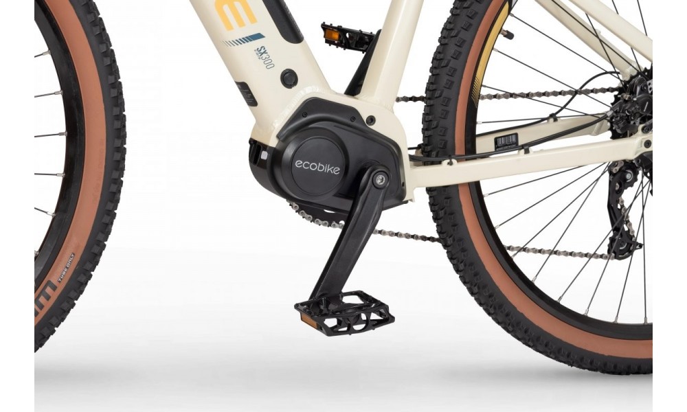 Rower górski elektryczny Ecobike SX300  - kremowy