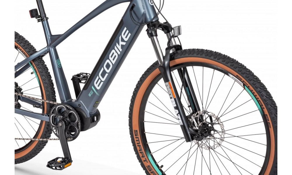 Rower górski elektryczny Ecobike SX300 - szary