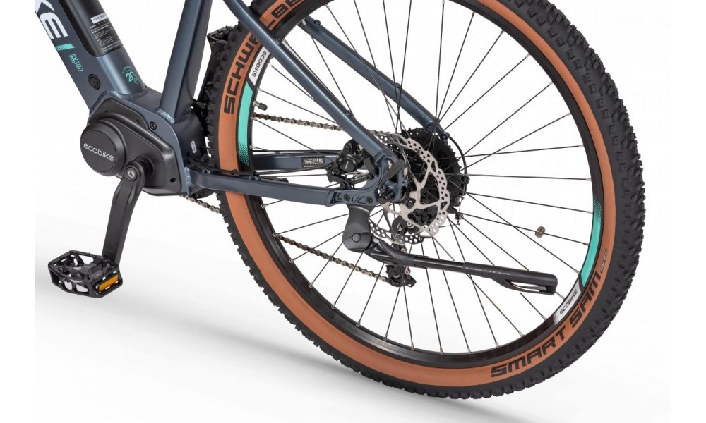 Rower górski elektryczny Ecobike SX300 - szary