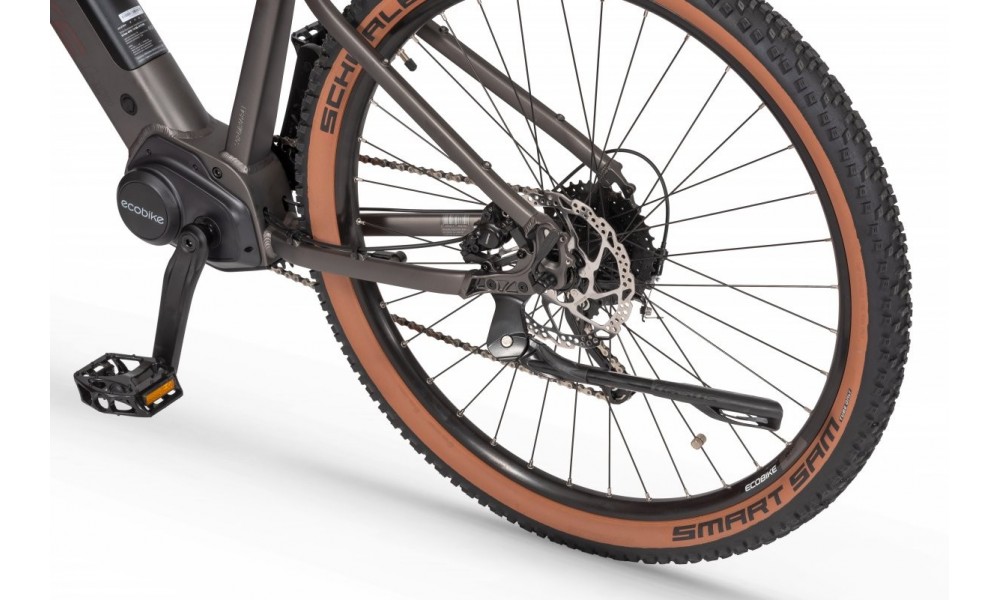 Rower górski elektryczny Ecobike SX300 - brązowy