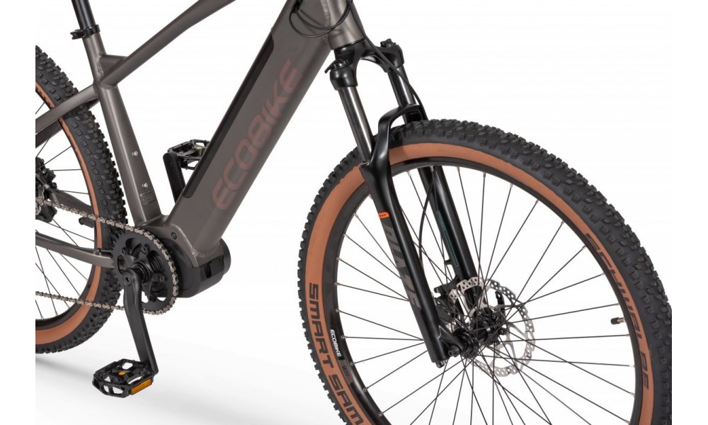 Rower górski elektryczny Ecobike SX300 - brązowy