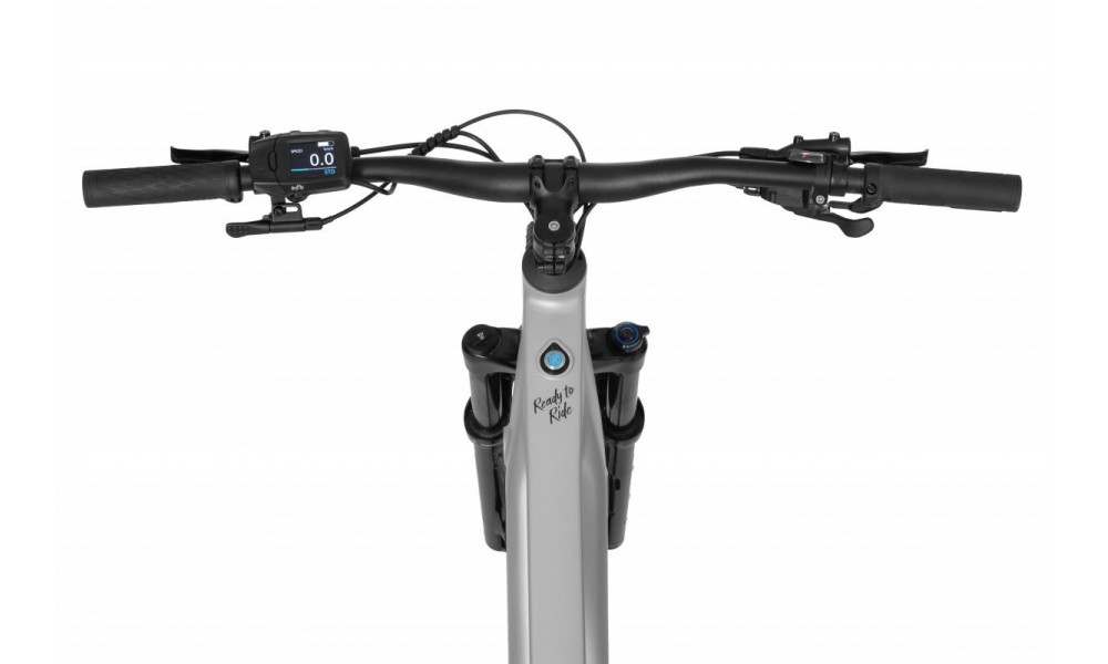 Rower górski elektryczny Ecobike Mauler - srebrny