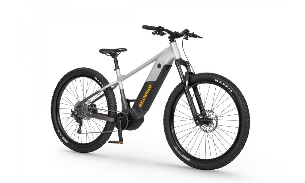 Rower górski elektryczny Ecobike Mauler - srebrny
