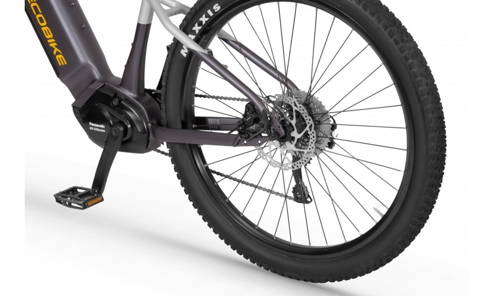 Rower górski elektryczny Ecobike Mauler - srebrny