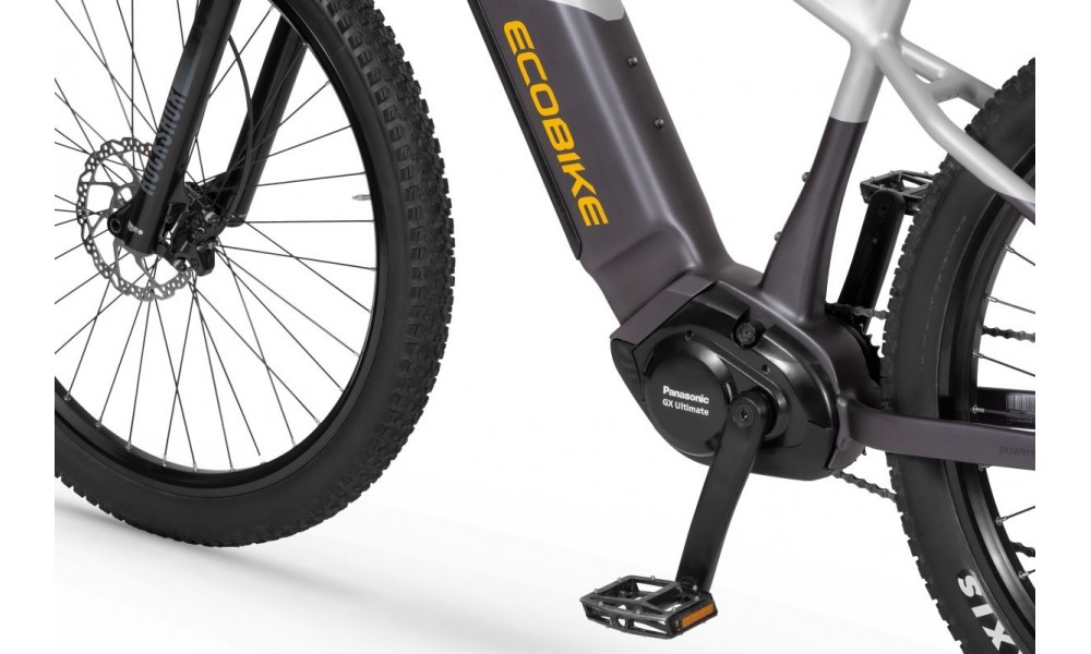 Rower górski elektryczny Ecobike Mauler - srebrny