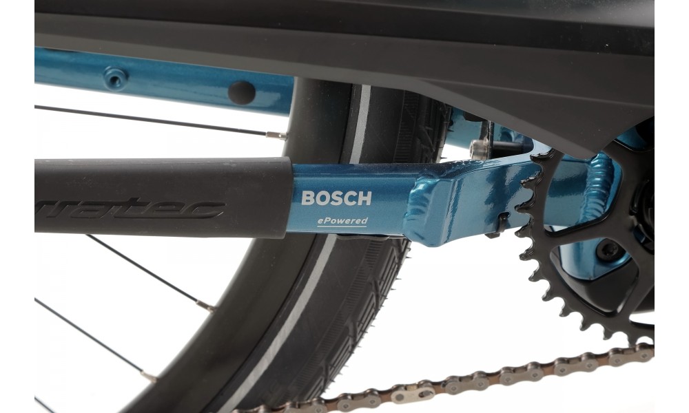 Rower trekkingowy elektryczny Corratec E-Power Trekking 28 CX7 Wave - niebieski