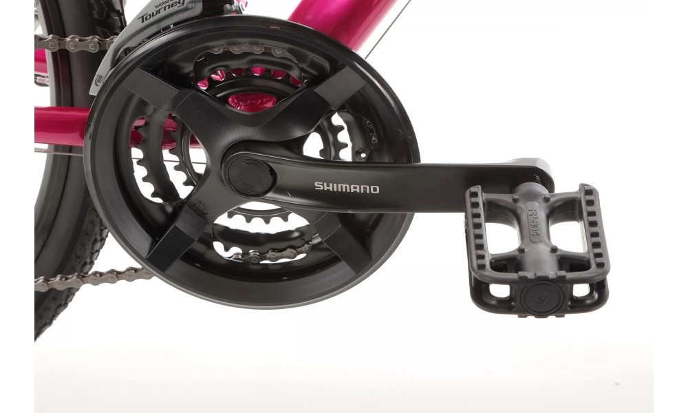 Rower crossowy Romet Orkan 1 D 2024 - ciemnoróżowy