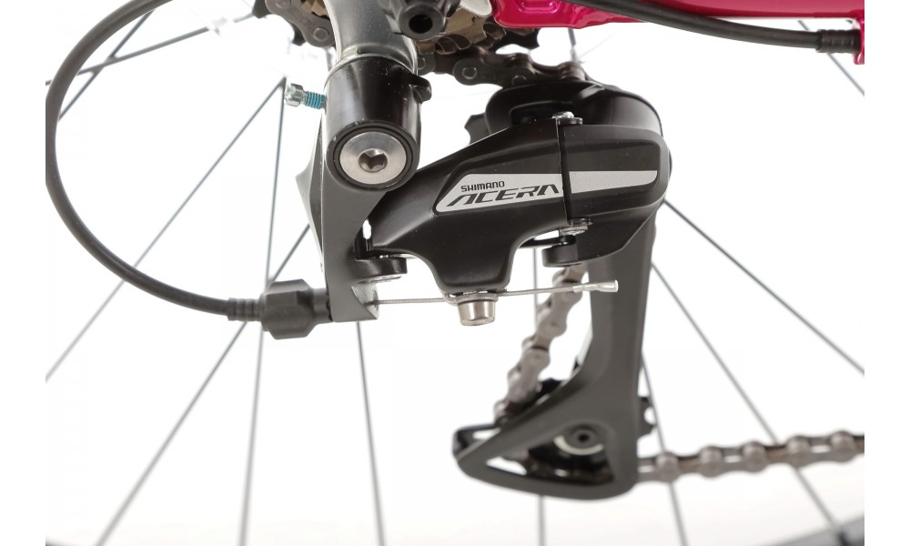 Rower crossowy Romet Orkan 1 D 2024 - ciemnoróżowy