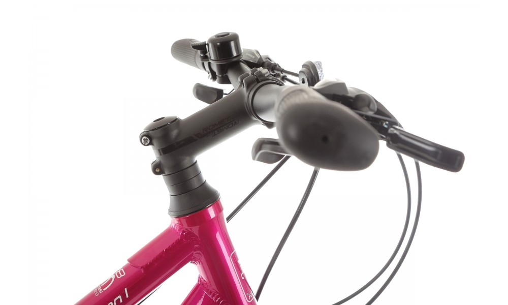 Rower crossowy Romet Orkan 1 D 2024 - ciemnoróżowy