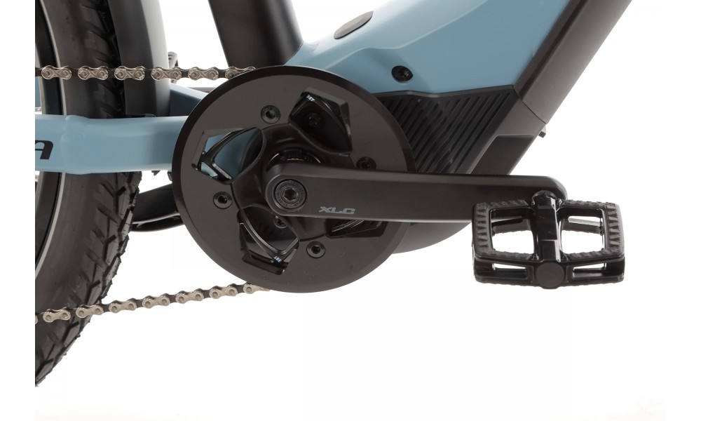 Rower trekkingowy elektryczny Winora Yakun X10 High 2024 - niebieski