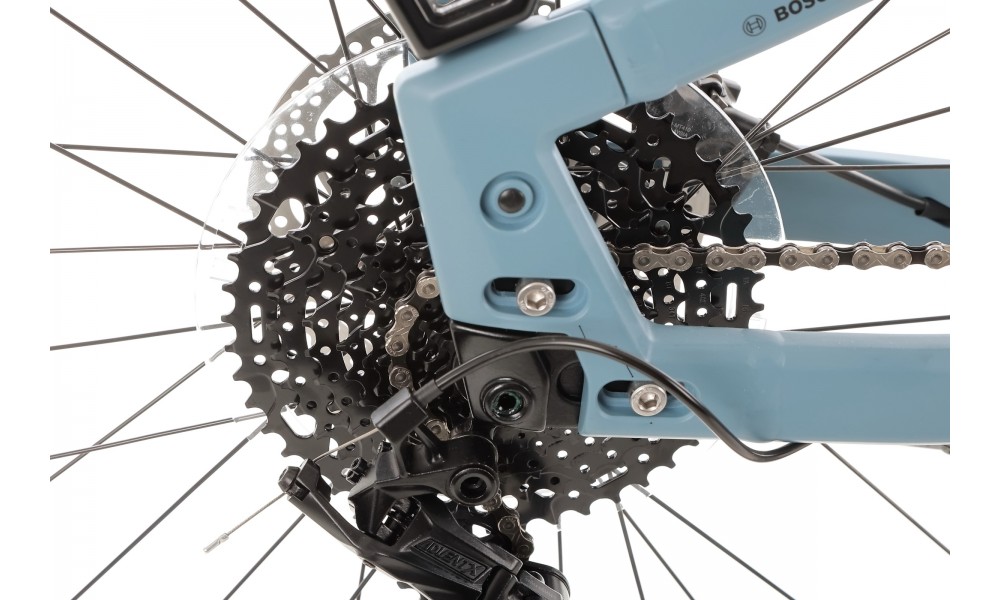 Rower trekkingowy elektryczny Winora Yakun X10 High 2024 - niebieski