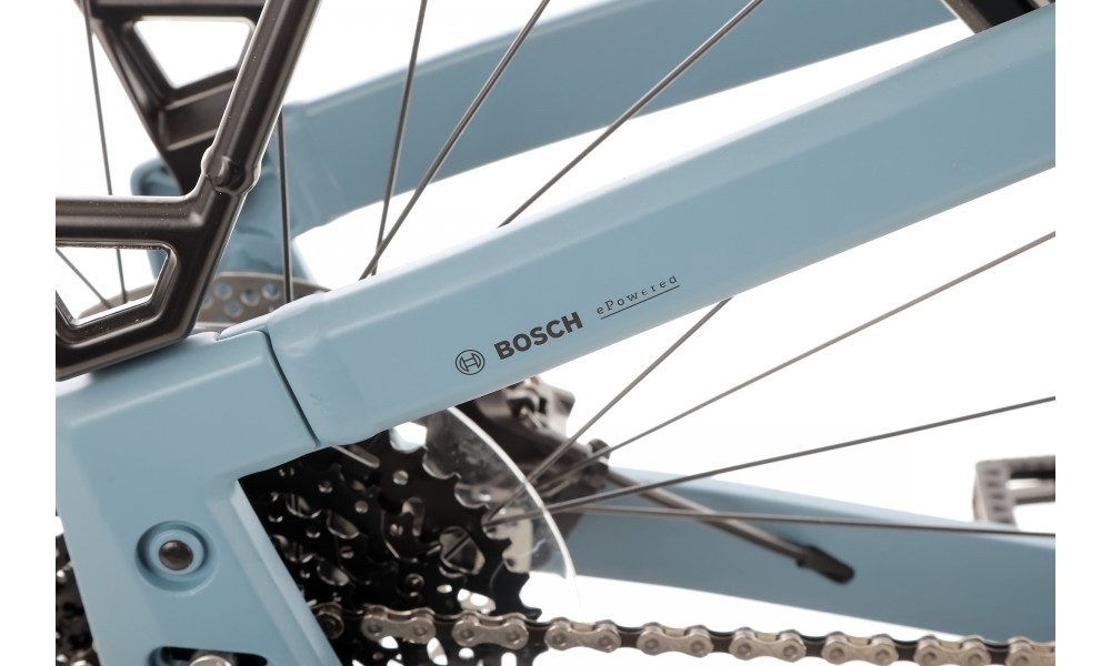 Rower trekkingowy elektryczny Winora Yakun X10 High 2024 - niebieski