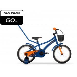 Rower dziecięcy Tabou Rocket LITE 14 2025 - niebieski-pomarańczowy 1