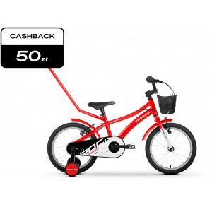 Rower dziecięcy Tabou Rocket LITE 14 2025 - czerwony-biały 1