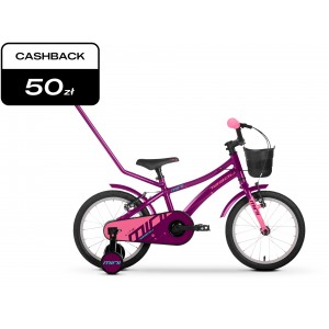 Rower dziecięcy Tabou Mini Lite 18 2025 - fioletowo-różowy 1