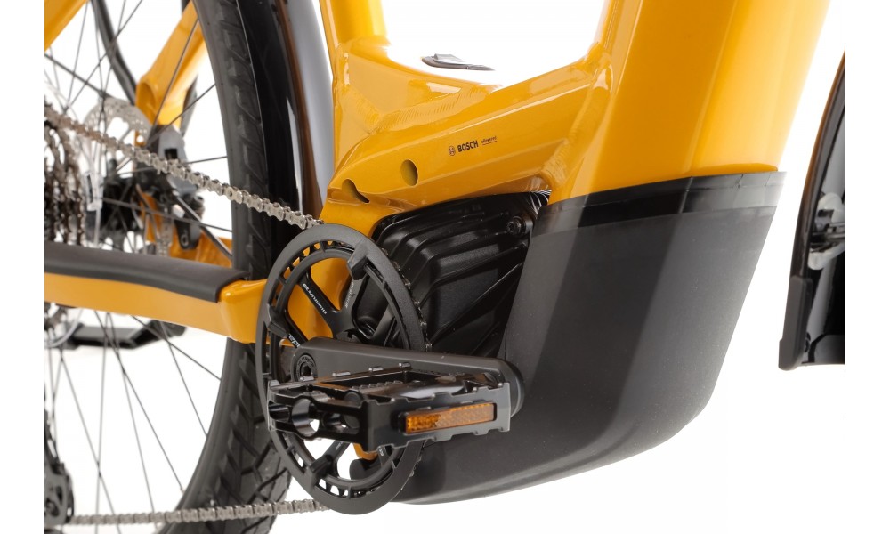 Rower trekkingowy elektryczny Haibike Trekking 8 Low 2024 - żółty