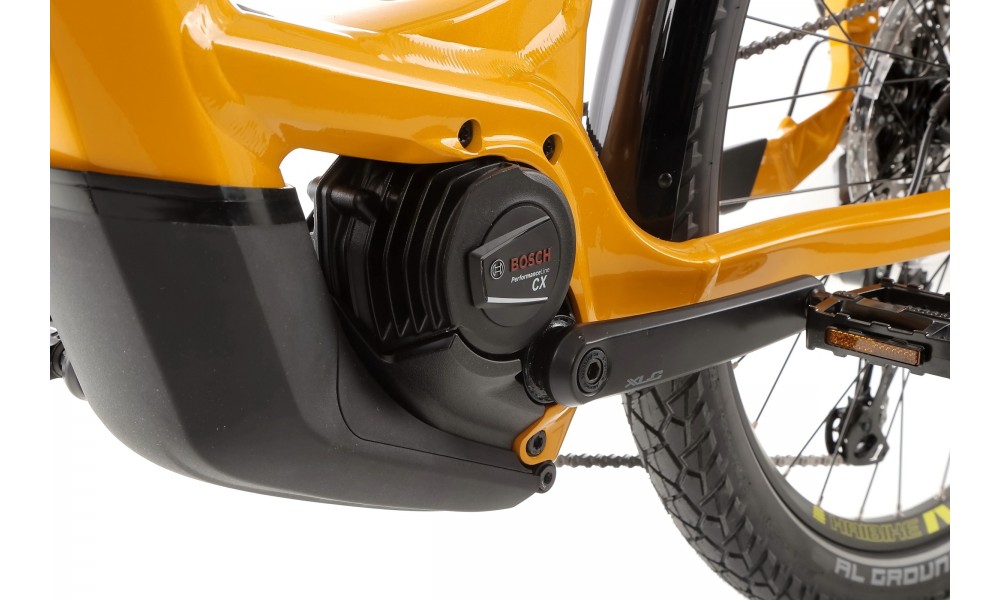 Rower trekkingowy elektryczny Haibike Trekking 8 Low 2024 - żółty