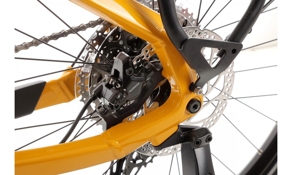 Rower trekkingowy elektryczny Haibike Trekking 8 Low 2024 - żółty