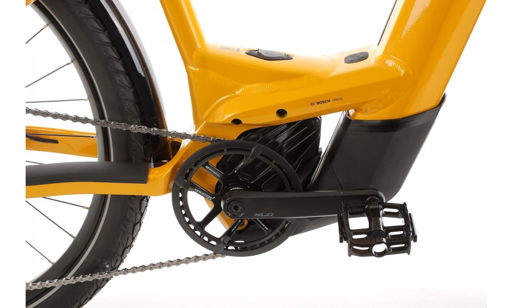 Rower trekkingowy elektryczny Haibike Trekking 8 Low 2024 - żółty