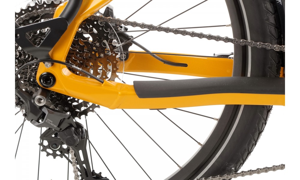 Rower trekkingowy elektryczny Haibike Trekking 8 Low 2024 - żółty