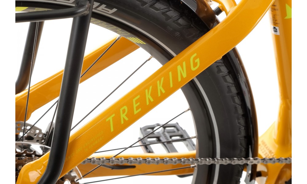 Rower trekkingowy elektryczny Haibike Trekking 8 Low 2024 - żółty