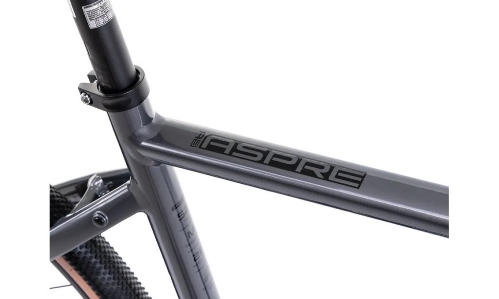 Rower gravel Romet Aspre 3 2024 - grafitowo-czarny