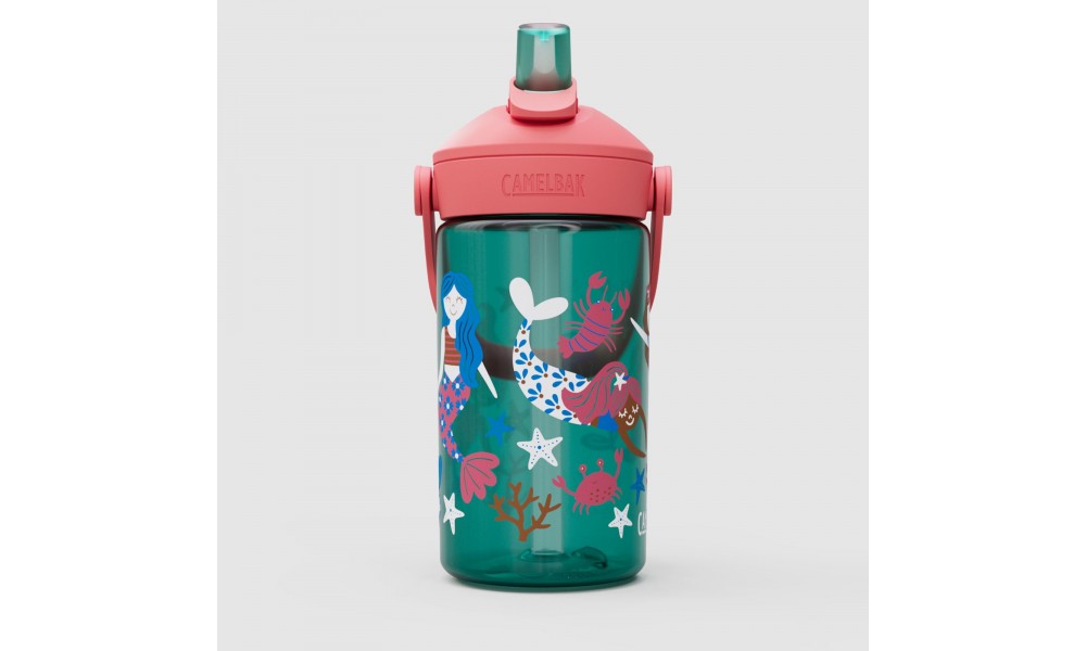 Butelka Tritanowa CAMELBAK Thrive Flip Straw Kids 400ml - zielony-różowy