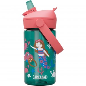 Butelka Tritanowa CAMELBAK Thrive Flip Straw Kids 400ml - zielony-różowy 1