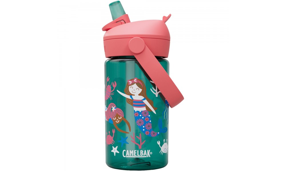 Butelka Tritanowa CAMELBAK Thrive Flip Straw Kids 400ml - zielony-różowy